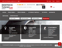 Tablet Screenshot of destock-tuning.com